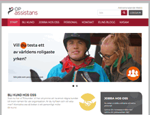 Tablet Screenshot of opassistans.se